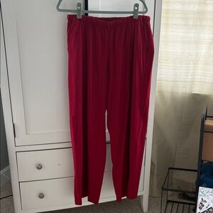 GAP Women's Vibrant Red Pants